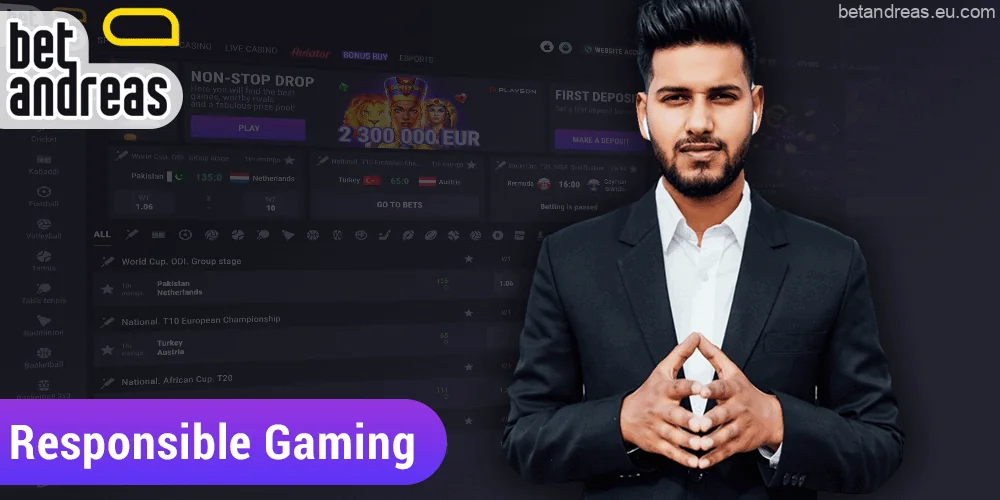 Principles of responsible gambling on Betandreas in Bangladesh