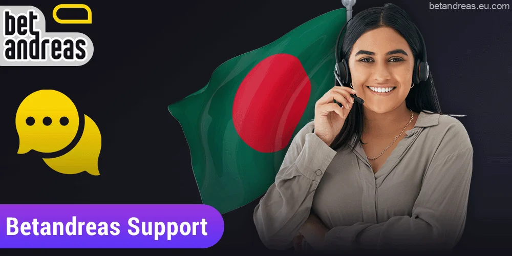 Betandreas player support in Bangladesh