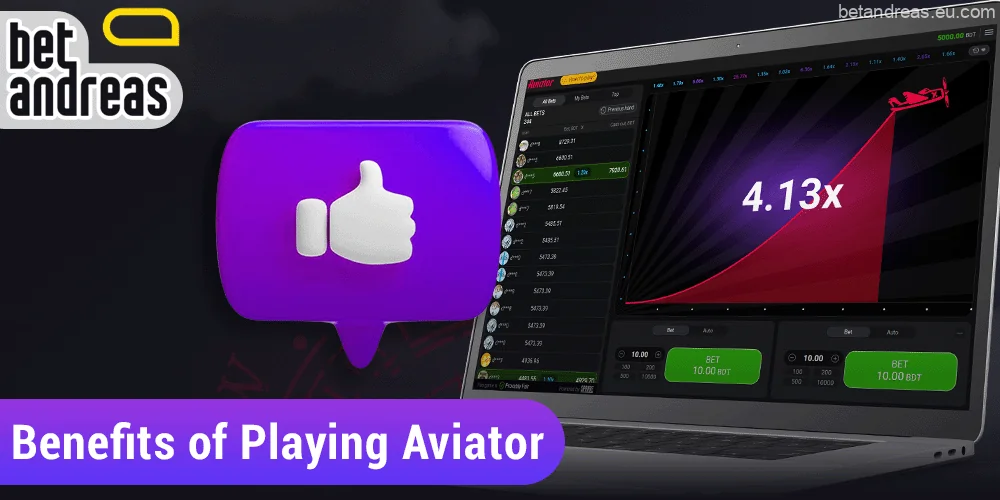 Benefits for Aviator players from Bangladesh on Betandreas