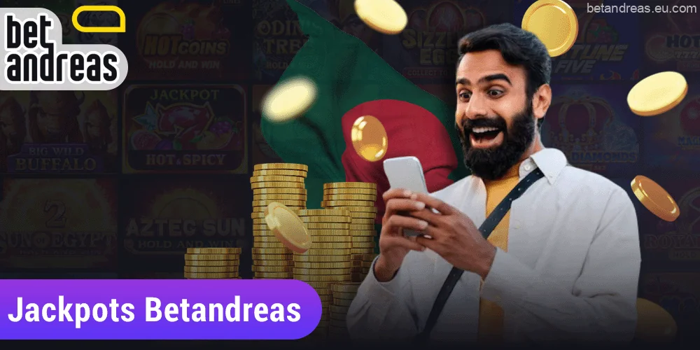 Jackpots games on Betandreas in Bangladesh