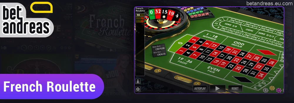 French Roulette on Betandreas in Bangladesh