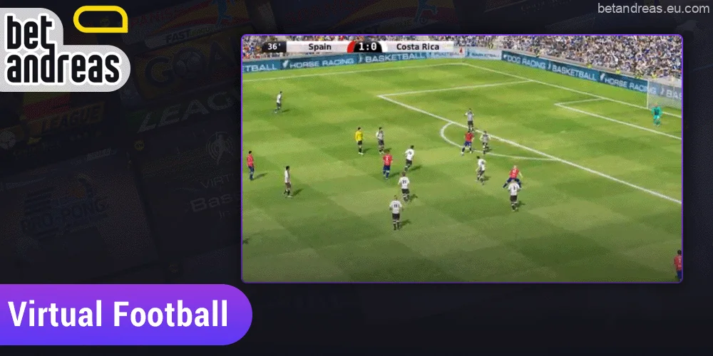 Virtual Football games at Betandreas